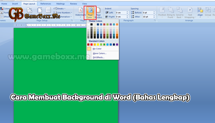 Cara Membuat Background di Word (Bahas Lengkap)