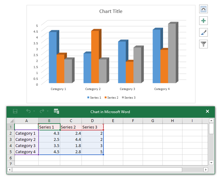 jendela grafik dan spreadsheet