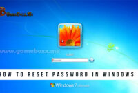 Lupa Password Windows 7