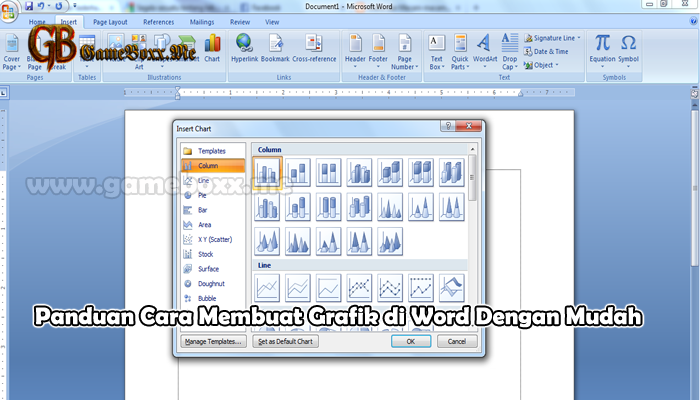 Panduan Cara Membuat Grafik di Word Dengan Mudah