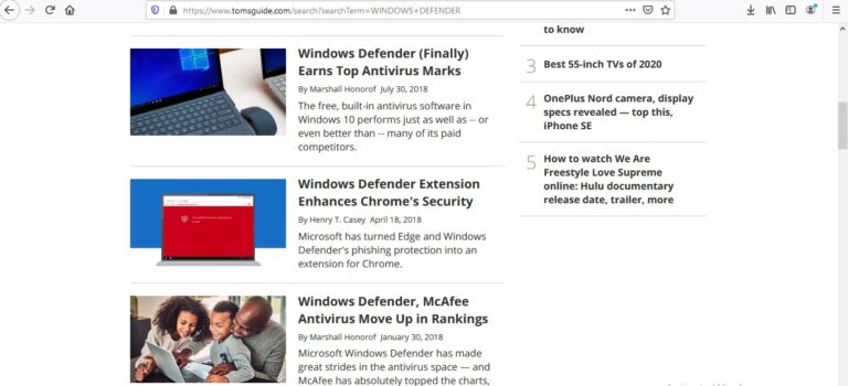 Setelah muncul hasilnya, klik Windows Defender