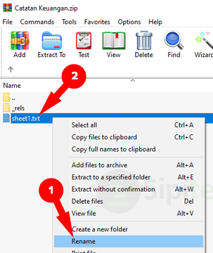 gambar Rename Sheet xml ke txt