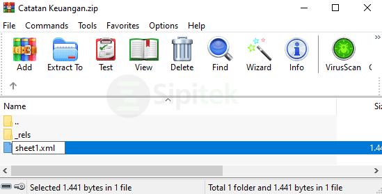 gambar Sheet xml Excel