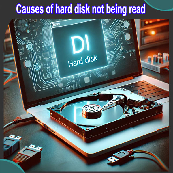 Causes of hard disk not being read