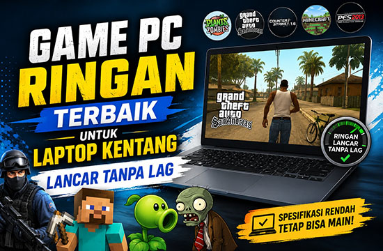 Game PC Ringan Terbaik untuk Laptop Kentang, Lancar Tanpa Lag